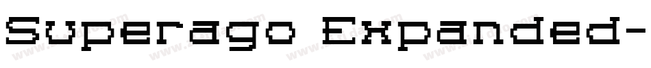 Superago Expanded字体转换